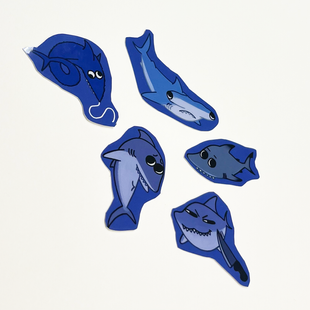shark stickers