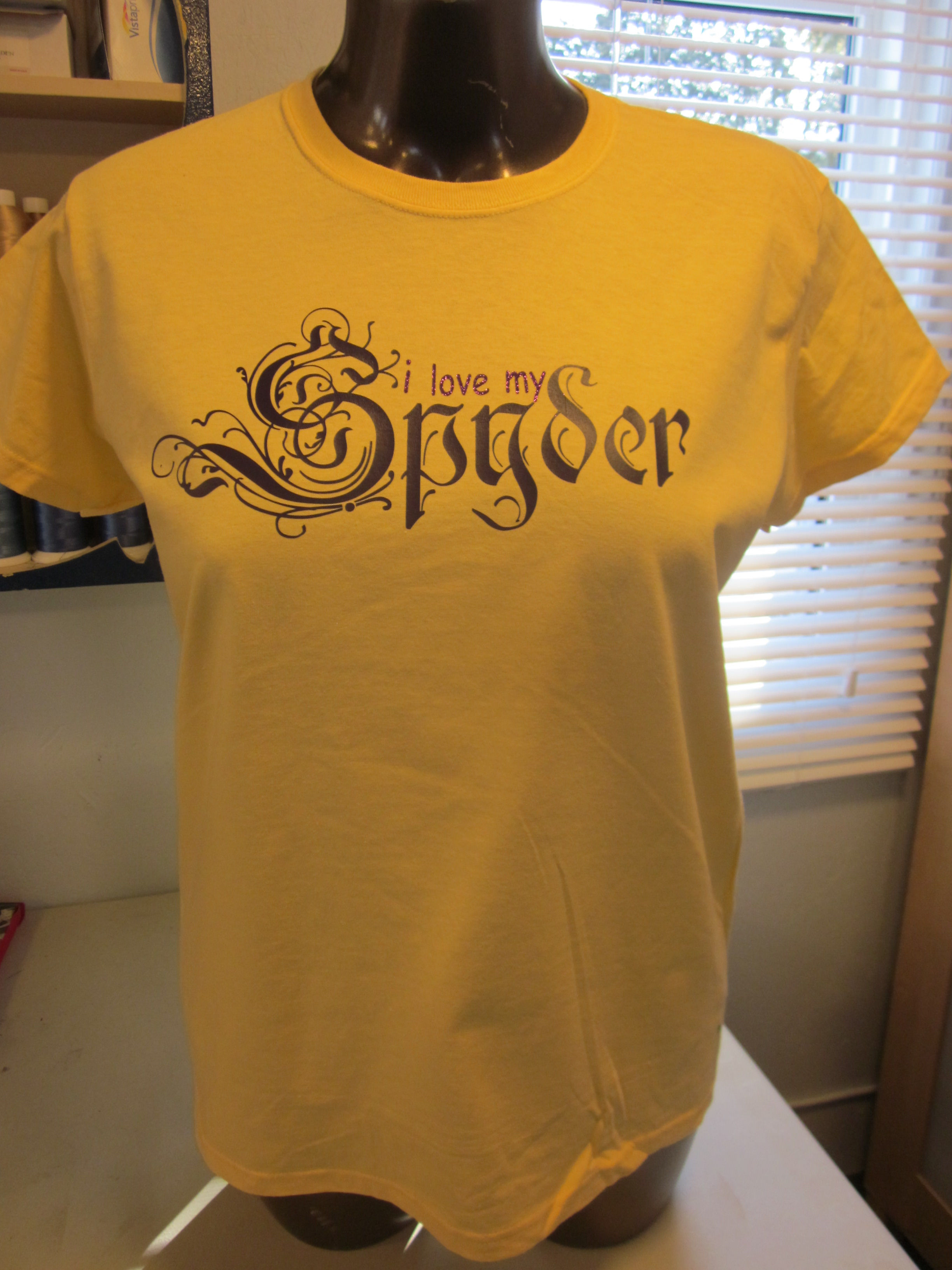 #84 i love my spyder tee shirt