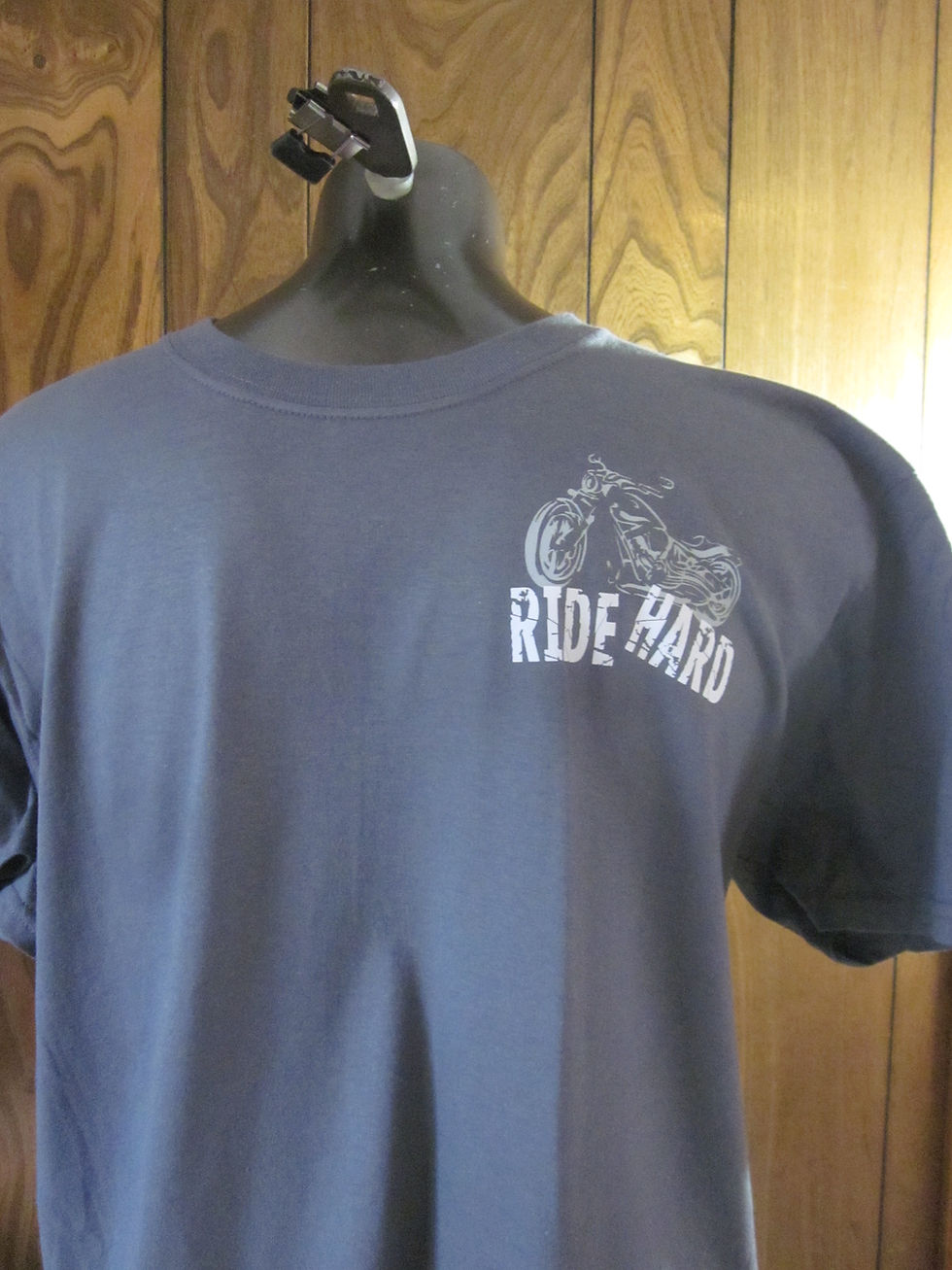Thumbnail: #69 On the road .. ride hard tee shirt