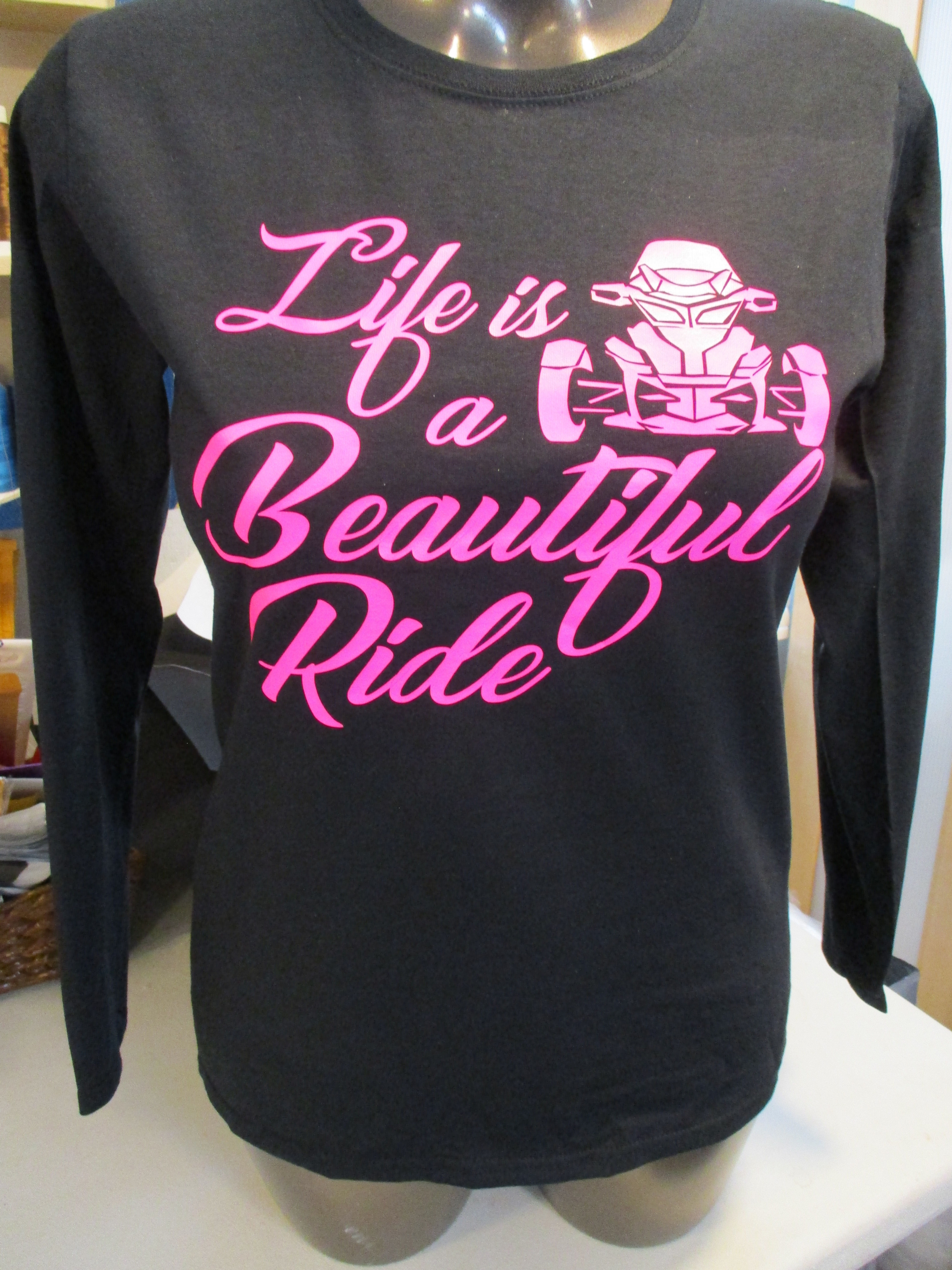 #902 Life is a beautiful ride shirt RT