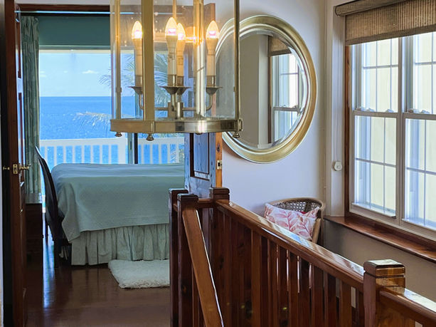 The beautifully appointed and decorated rooms and interiors at the SeaView Luxury Vacation Rental in Bermuda.  