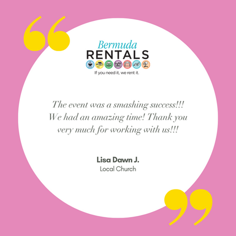 Testimonial - The event was a smashing success!!! We had an amazing time! Thank you very much for working with us!!!