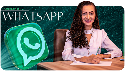 Foto de Rose e logo do whatsapp