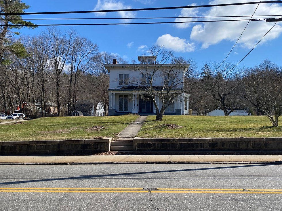 Washington Street location of C.P. Huntington land.