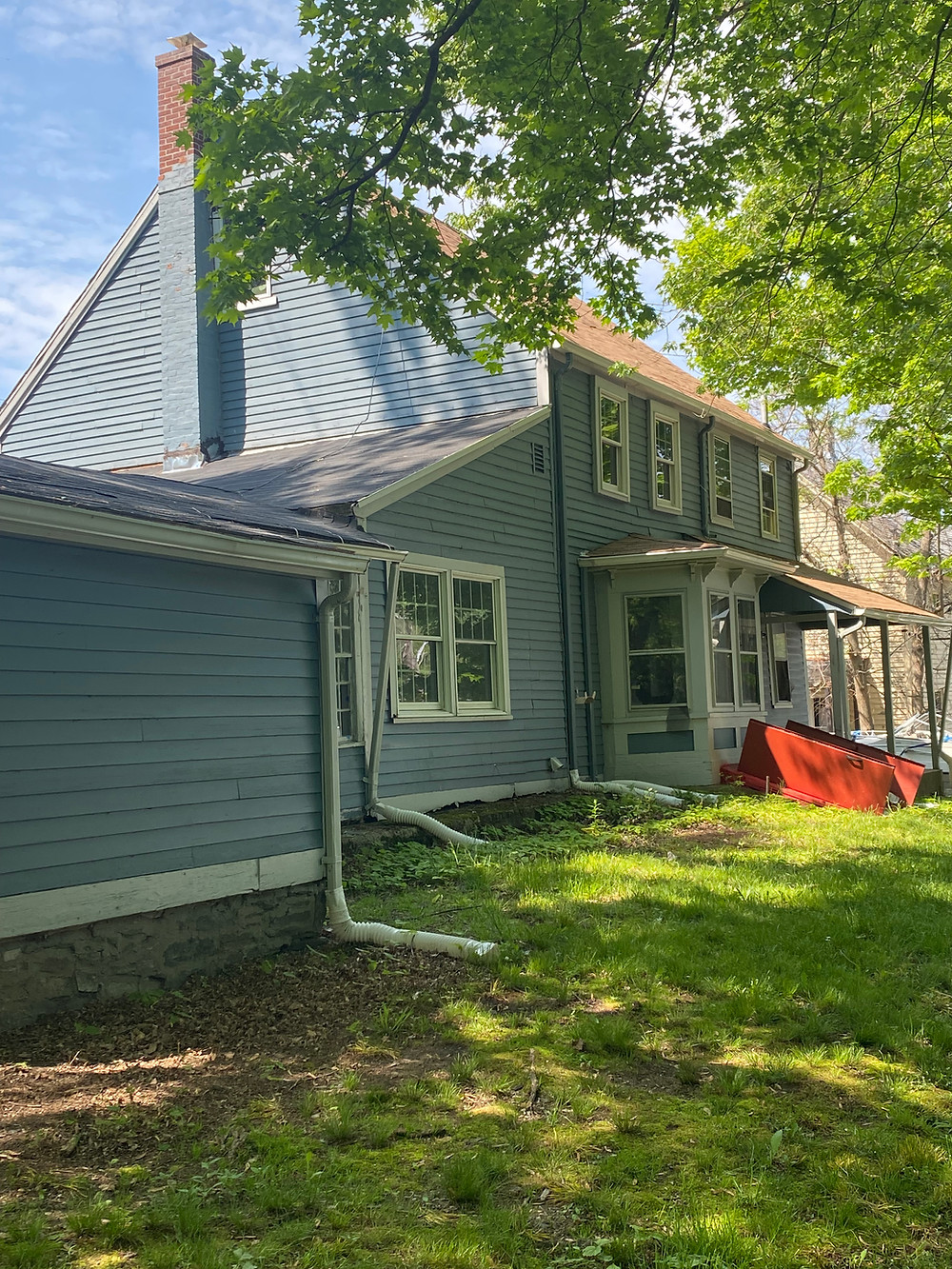 Back of John Gager house