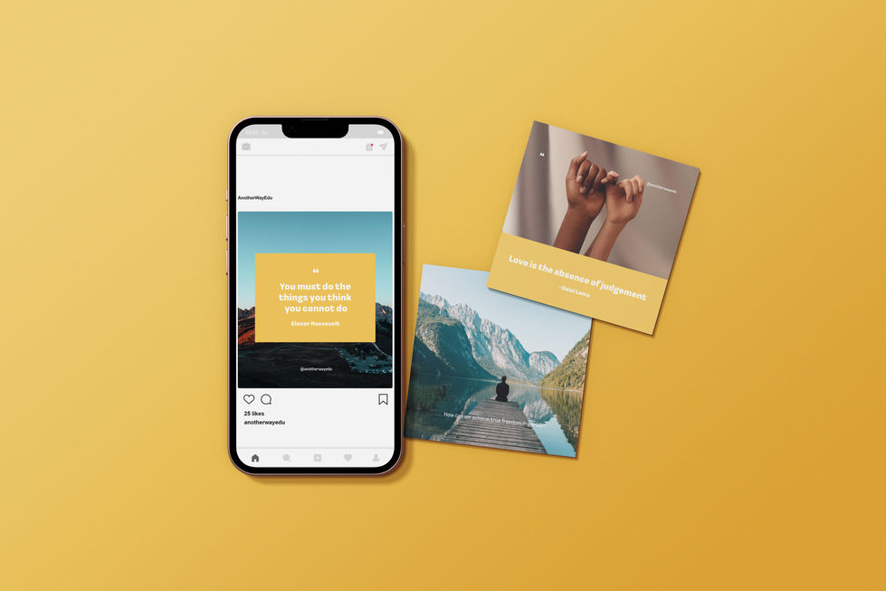 Instagram post mock up 3