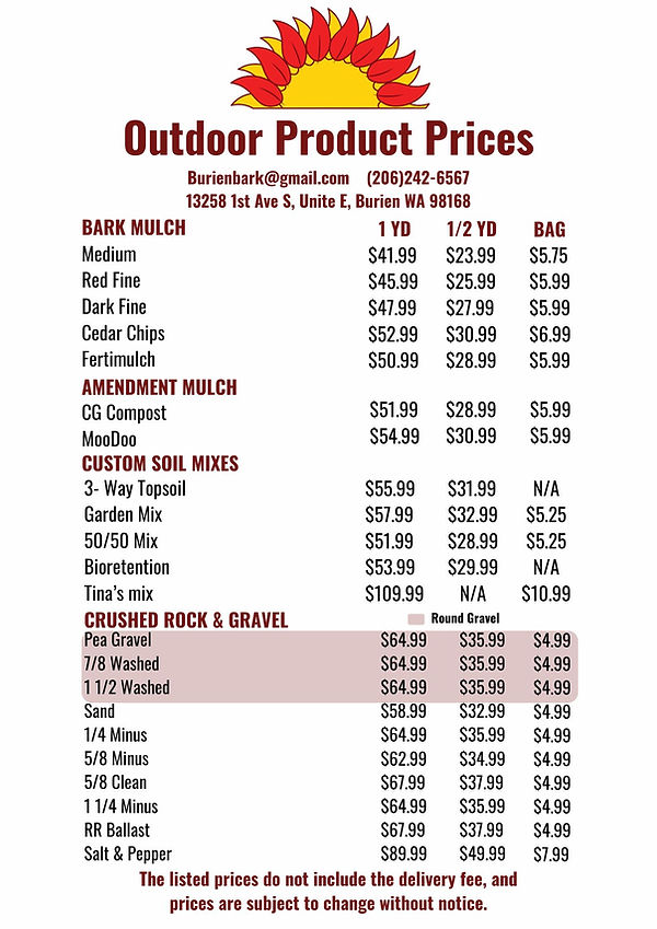 Price List
