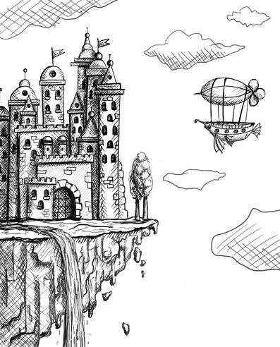Castle in the clouds