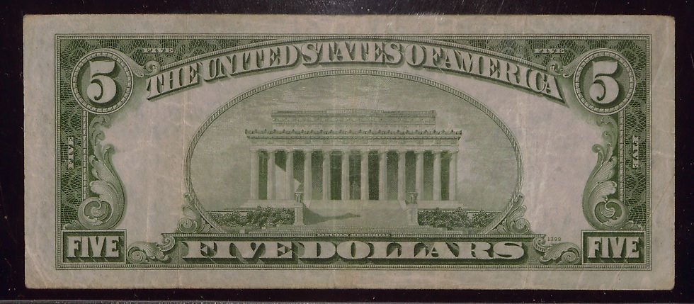 Thumbnail: FR. 2307 1934A $5 North African PCGS VF 20