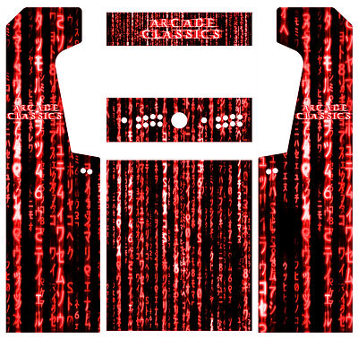 Red Source Code Arcade Art