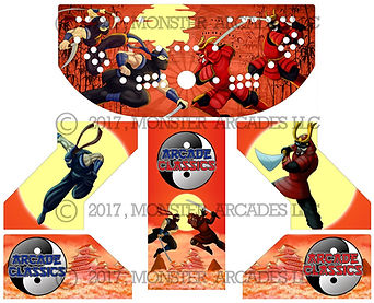 Ninja Vs. Samurai Arcade Art