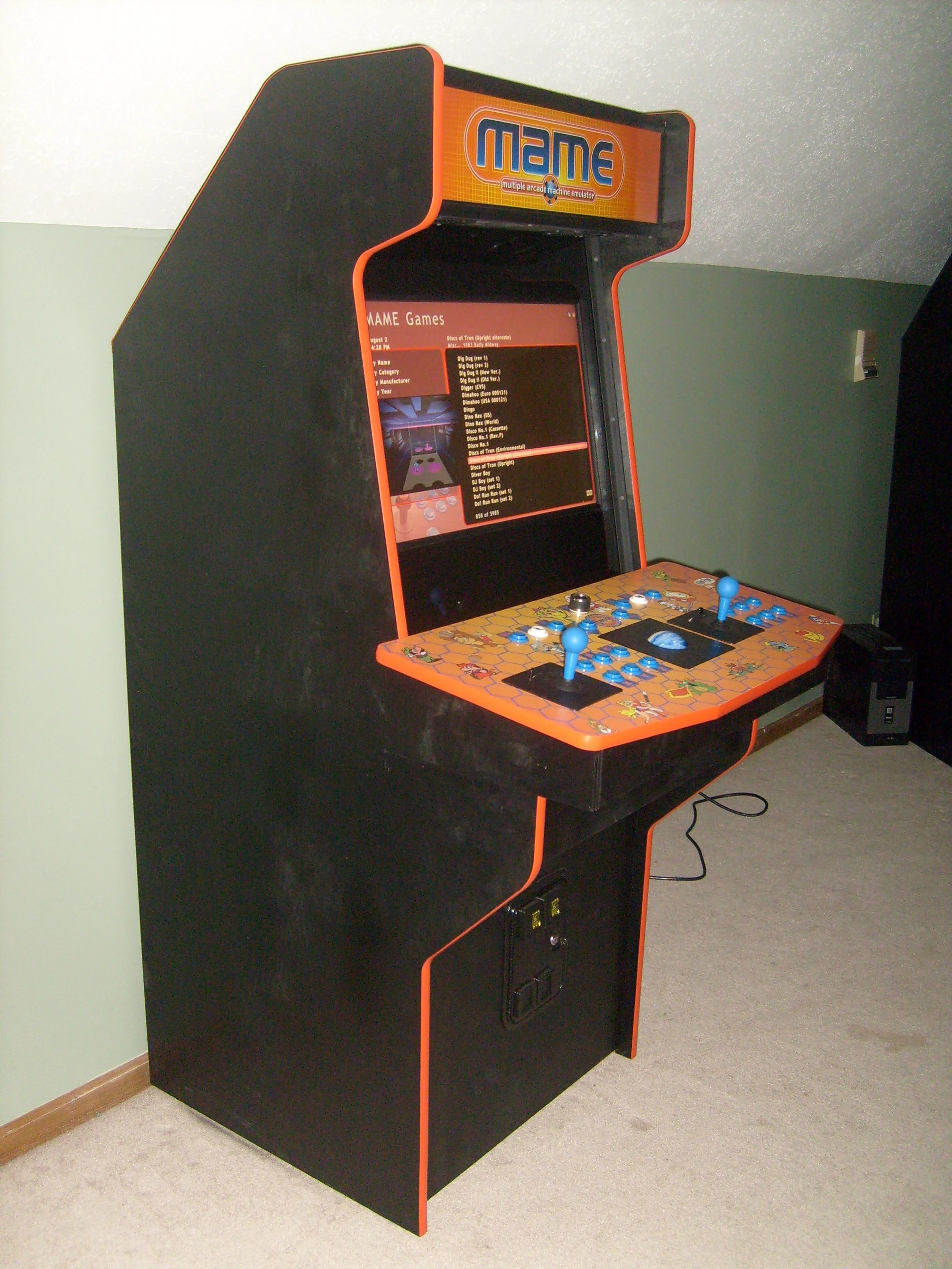 Mame Arcade Cabinet