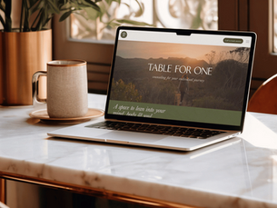 Creating a Genuine Space: How Table for One’s Branding and Website Set Their Business Up for Sustainable Growth
