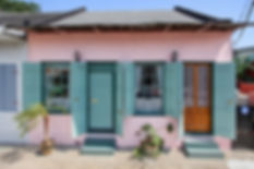 Front facade of 1110-1108 Henriette Delille New Orleans CRenovated Creole Cottage Double