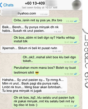 Testimoni minyak belacak petua warisan perkasa pwp! dijamin berkesan, dapatkannya hari ini