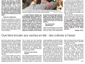 La santé animal est un levier d'agroécologie
