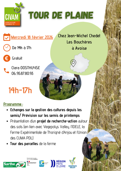 Tours de plaine - février 2026