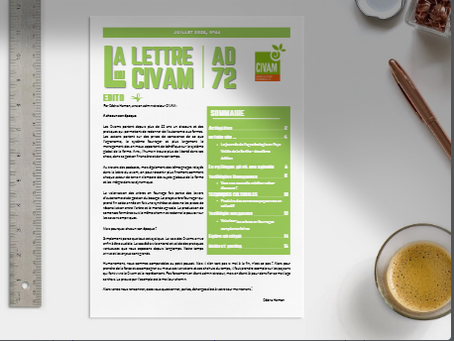 Lettre du CIVAM AD 72 - Juillet 2025