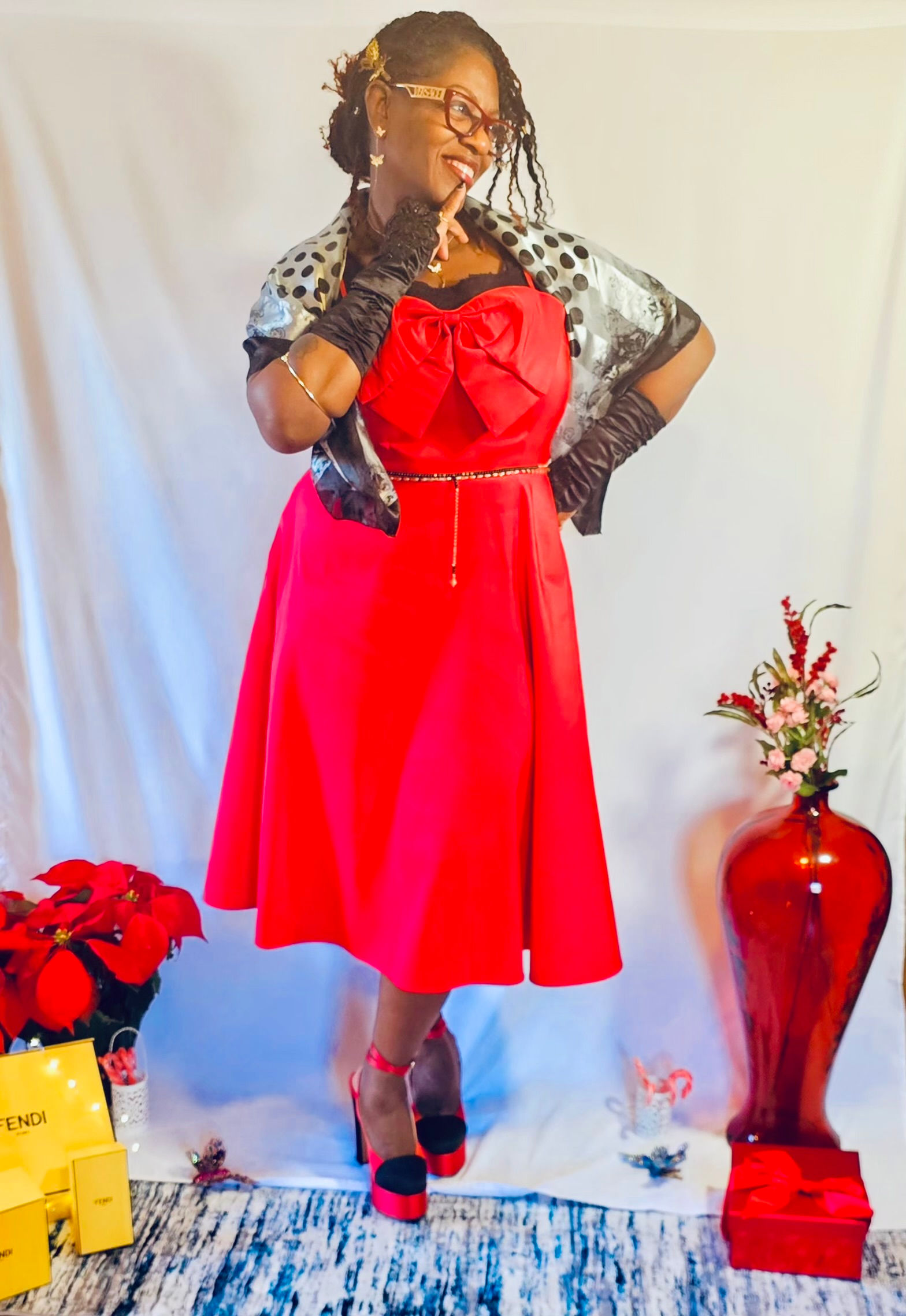 Wrap Me With a Bow Dress