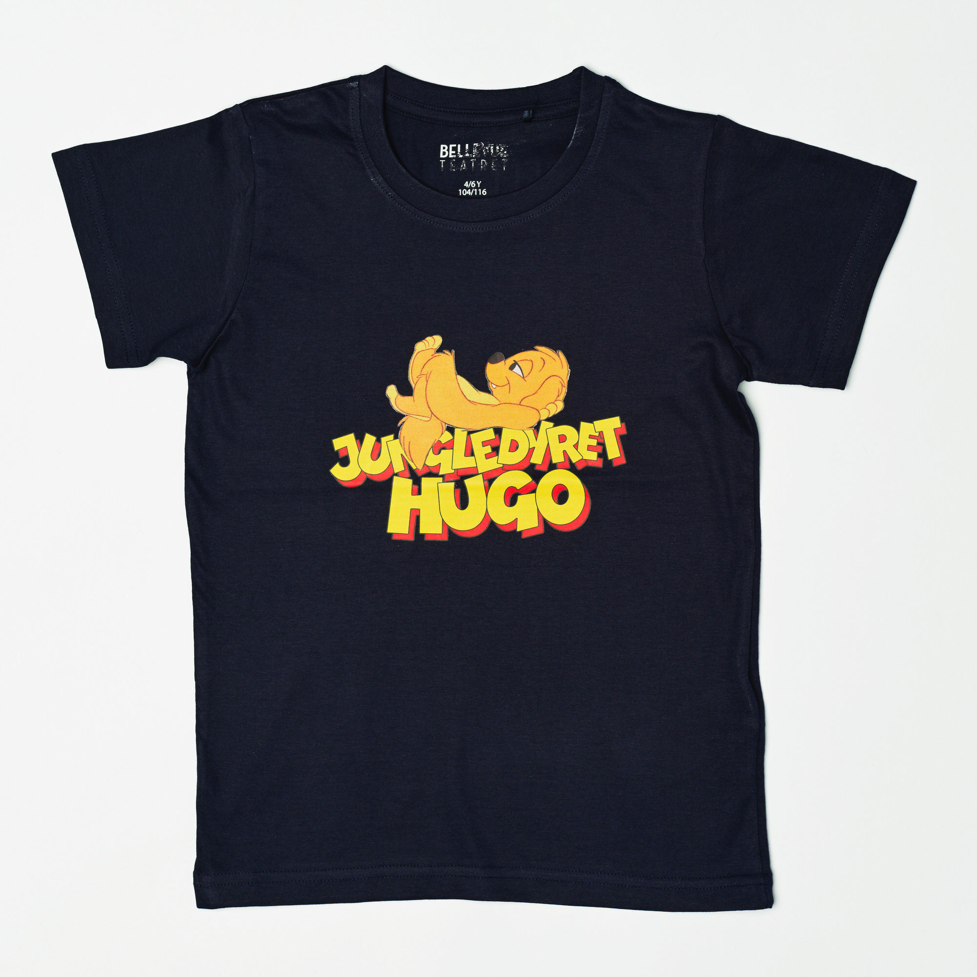 Jungledyret Hugo (Børne T-shirt) – Navy