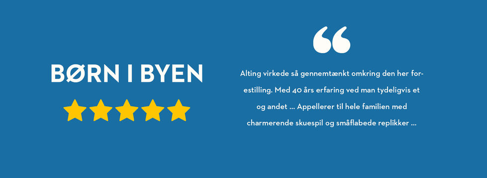 Fem stjerner til Folk og Røvere i Kardemomme By