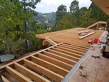 Custom hardwood deck with cable railing built by Danny Deck Construction in Los Angeles