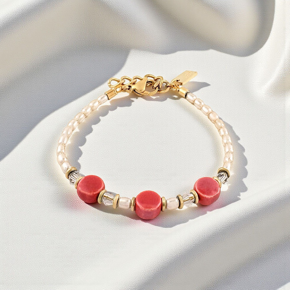 Thumbnail: Bracelet Red Ceramic  | One of a Kind Collection