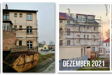 Sanierung Gründerzeit Stadthaus (ehemalige Fabrikantenvilla) in der Kurstadt Bad Frankenhausen
Unsere Leistungen:
- Kunststofffenster in diversen Ausführungen u.a. als Stich- und Rundbogenfenster im neusten Fenstersystem VEKA Softline 82MD
- Sonderbau/Schablonenbau eines Kunststofffensters in Form einer Ellipse