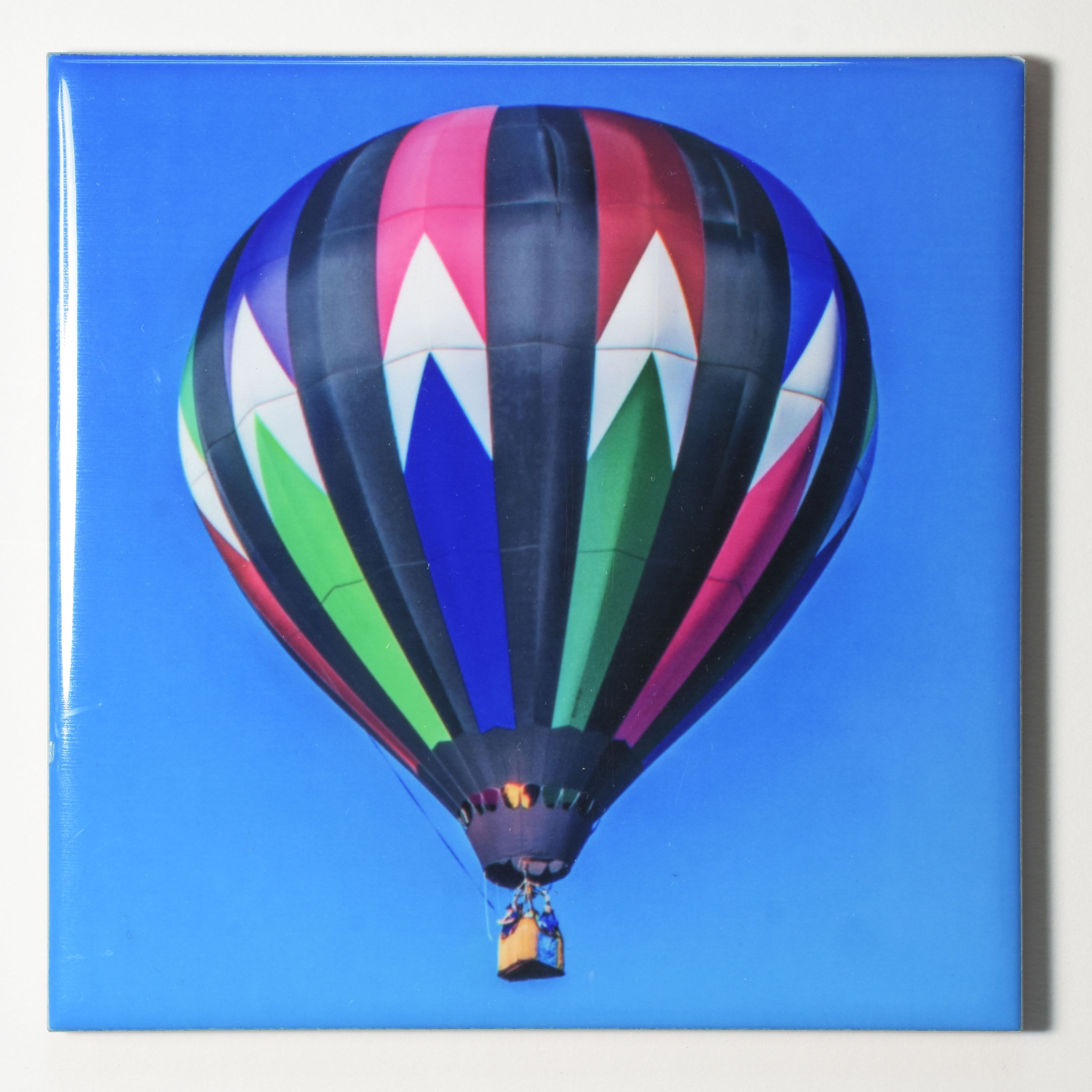 Ceramic Coaster or Trivet - Hot Air Balloon, Quechee, Vermont