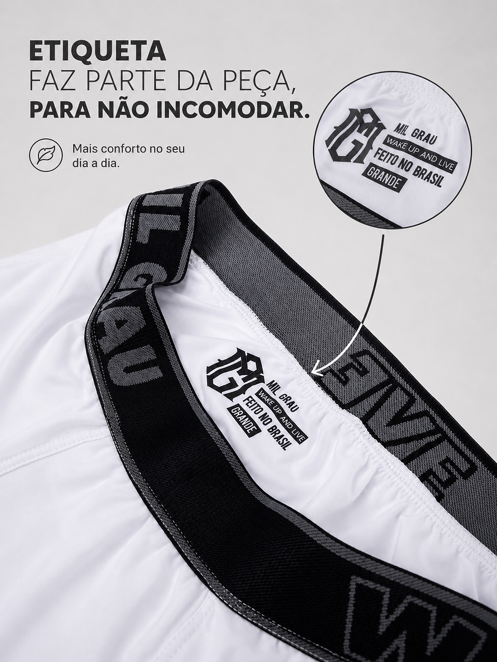 Miniatura: Cueca BOXER MIL GRAU
