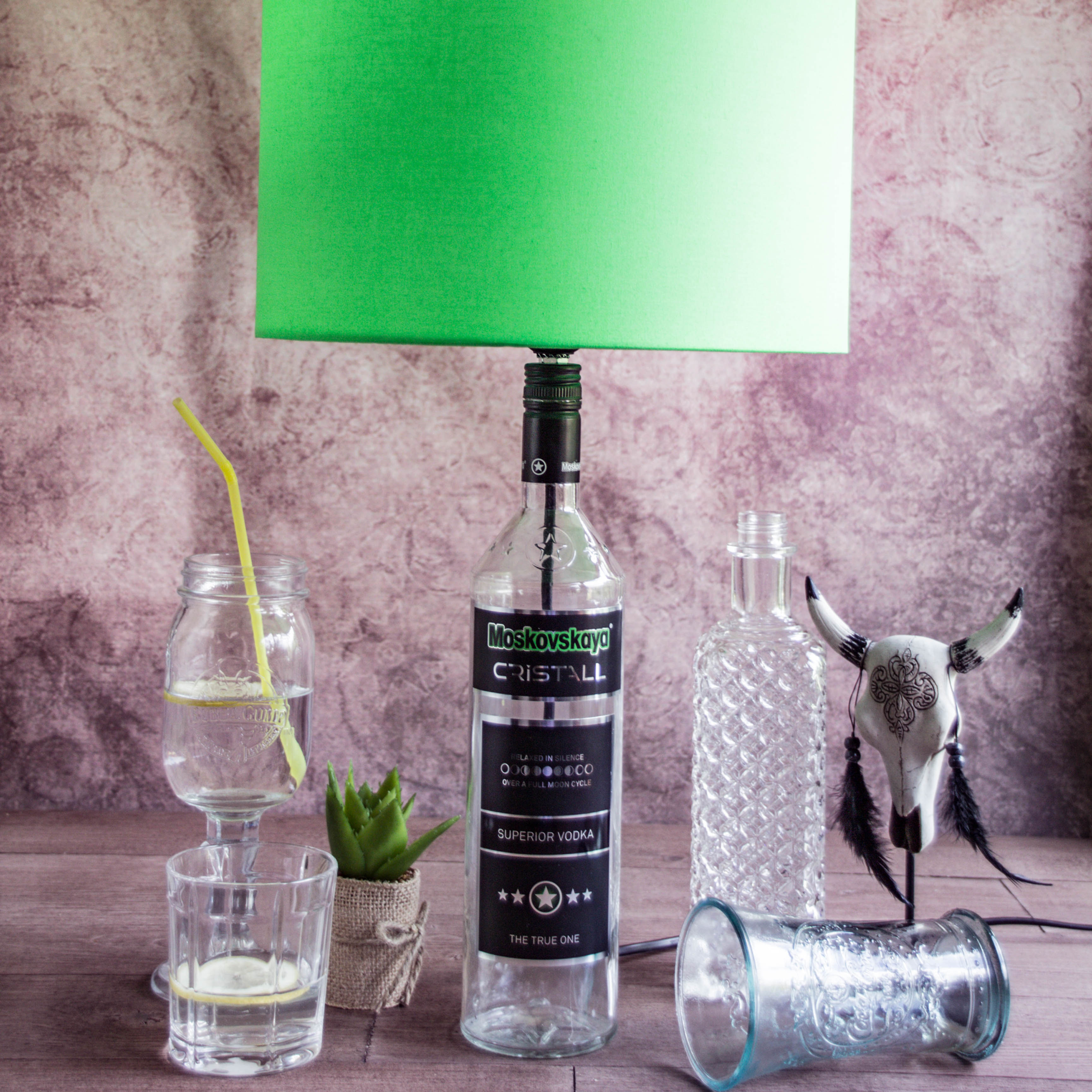 Moskovskaya Crystal Wodka Lampe