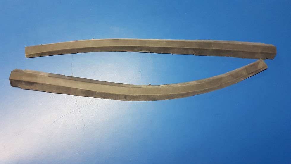 Mercedes W113 - Soft Top Side Seal inside set - 113 778 00 97, 1137780097