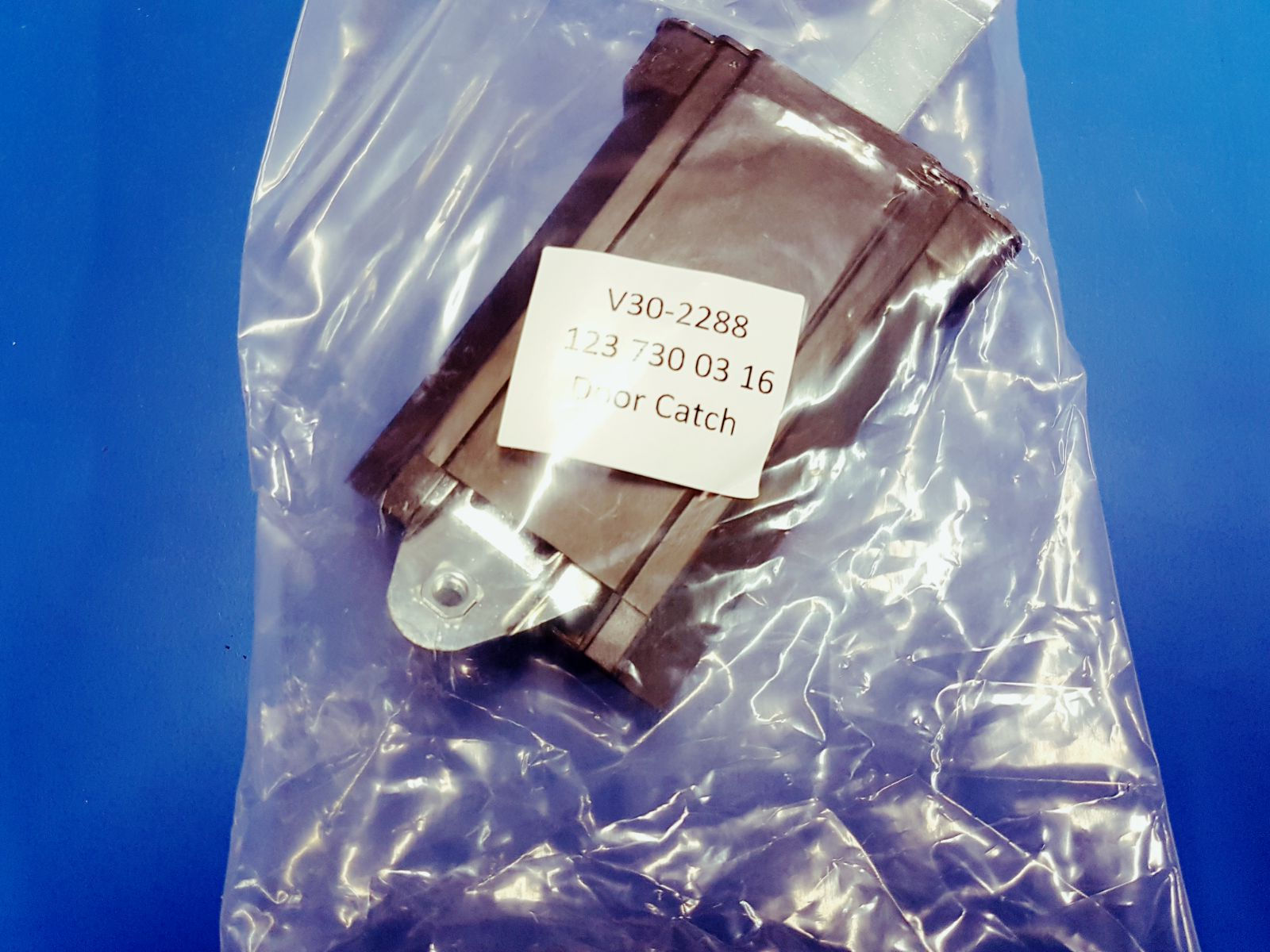 Mercedes W123 Sedan Rear Door Check Strap late - 123 730 03 16, 1237300316 Top view