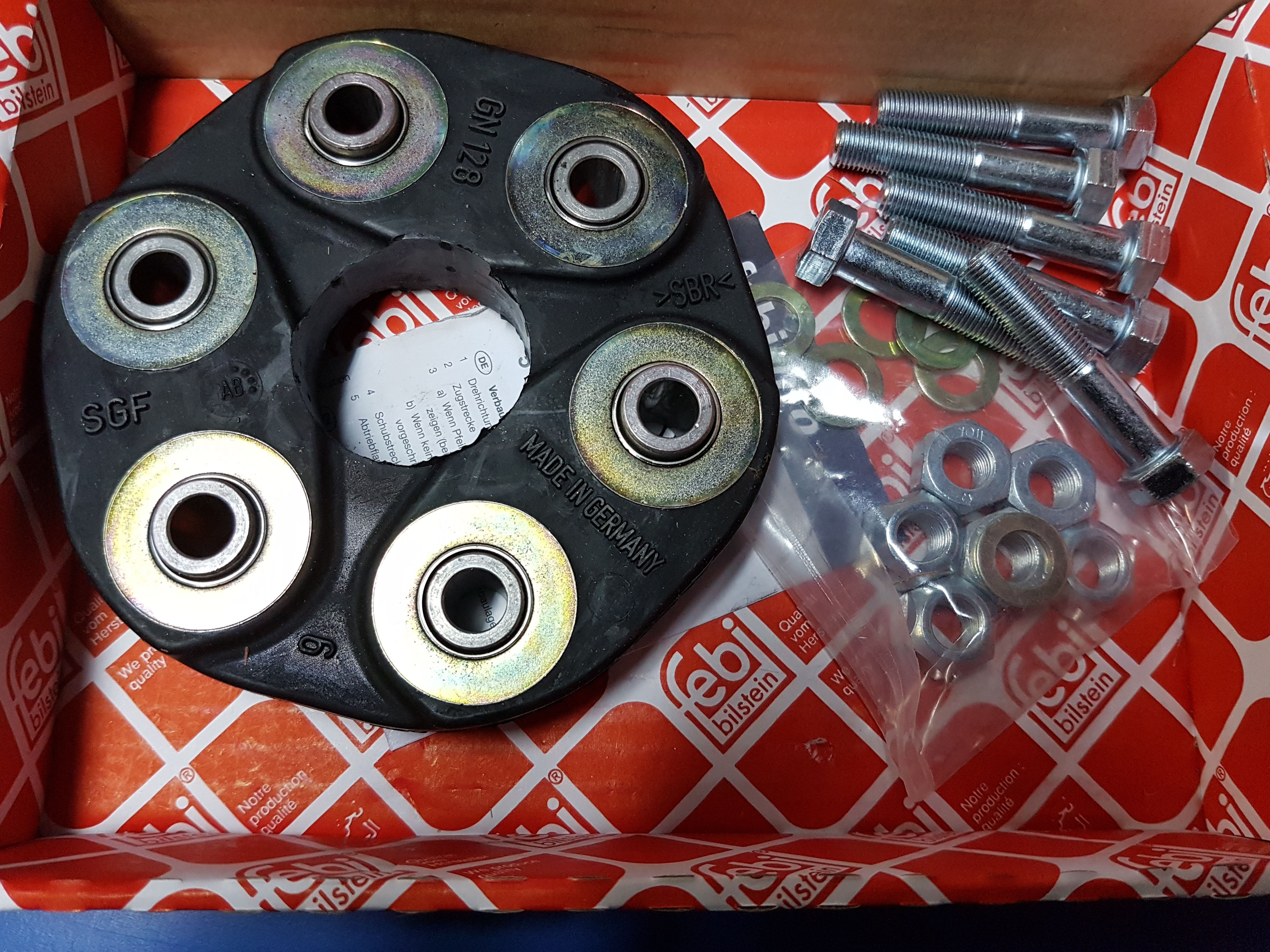 Mercedes W107 - W126 Ft/Rr Flex Repair Kit - 126 410 02 15, 1264100215