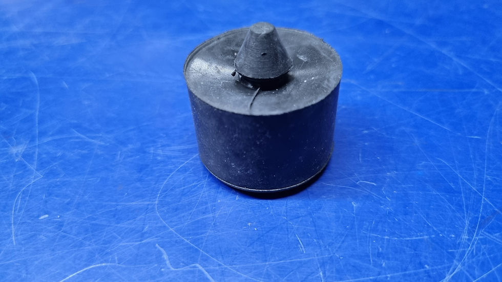 Mercedes W112, W113 & W123 Muffler/Air Filter buffer - 112 987 01 40, 1129870140 Top view