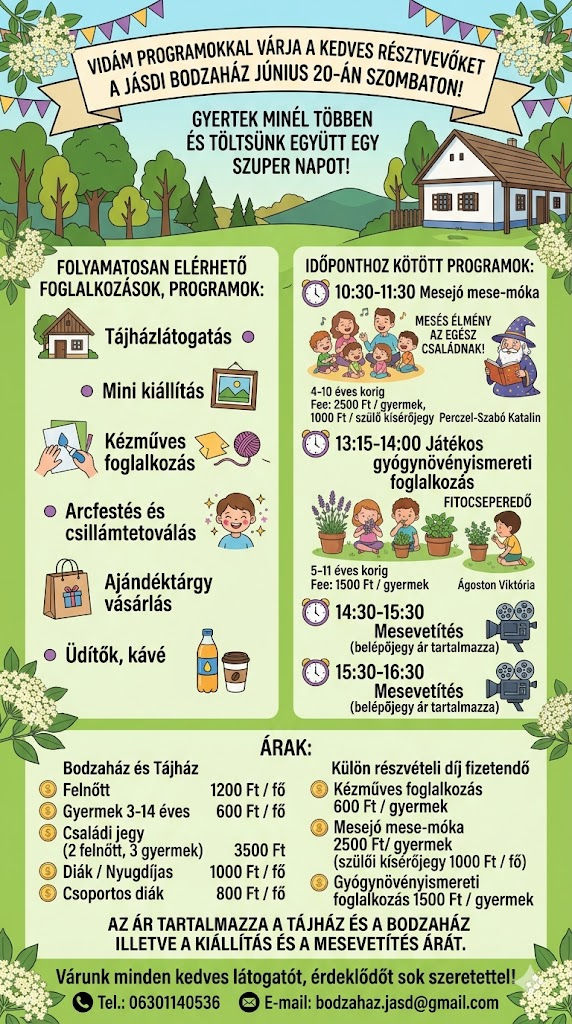 Gyereknap - és családi nap a Bodzaházba