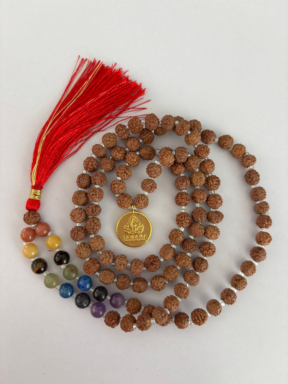 Thumbnail: Mala Beads 7mm Rudrashka with various design