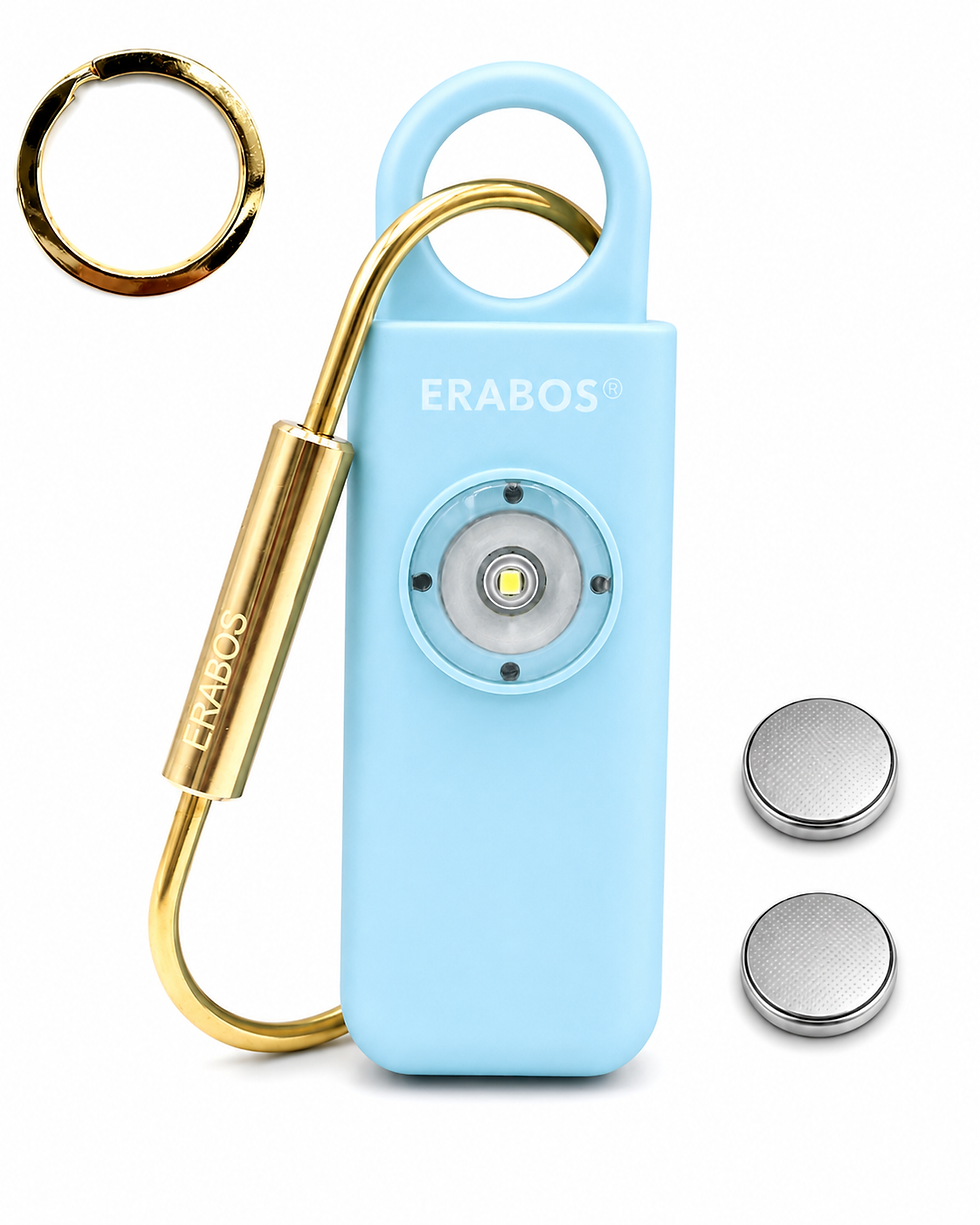 Miniaturbild: Hellblau 5 Stück ERABOS® Taschenalarm T1000 Ladies