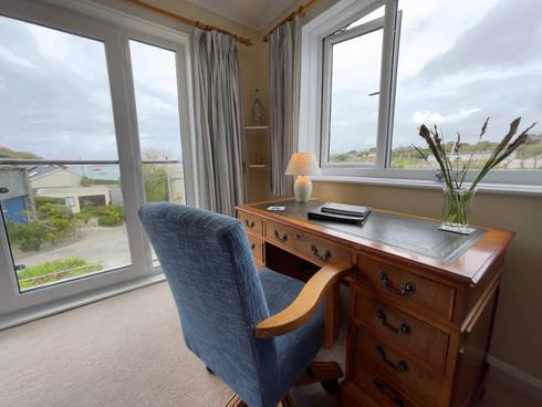 Writing Desk in Living Room