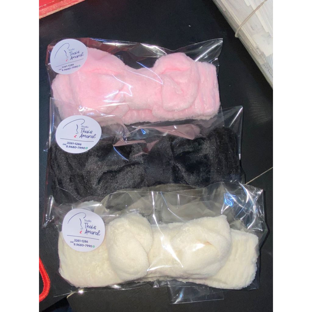 Faixa de Cabelo Para Skin Care e Maquiagem