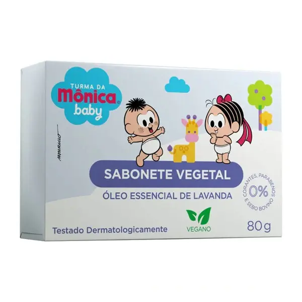 Turma Da Monica Sabonete barra Vegetal Lavanda