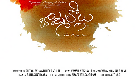 Bommalollu (The Puppeteers) shot by Bharat Vyas. N as a second unit cinematographer