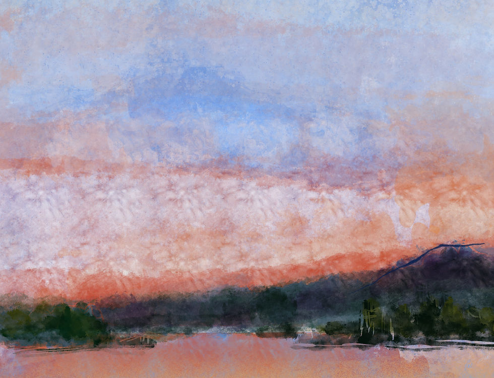 Thumbnail: Misty Sitka Framed Deckled Prints
