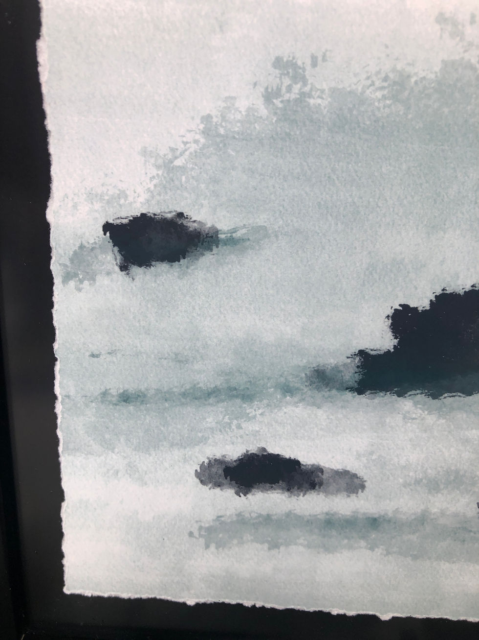 Thumbnail: Misty Sitka Framed Deckled Prints