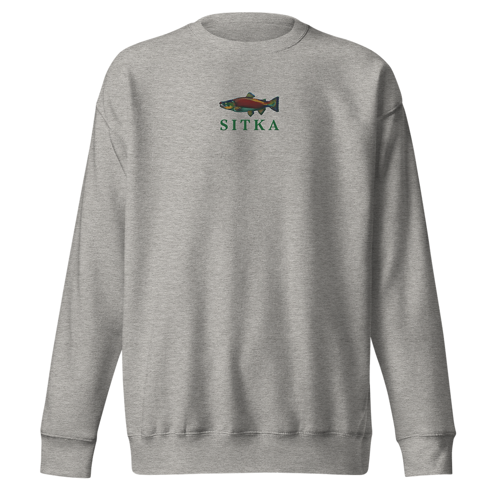 Thumbnail: Spawning Salmon Unisex Sweatshirt