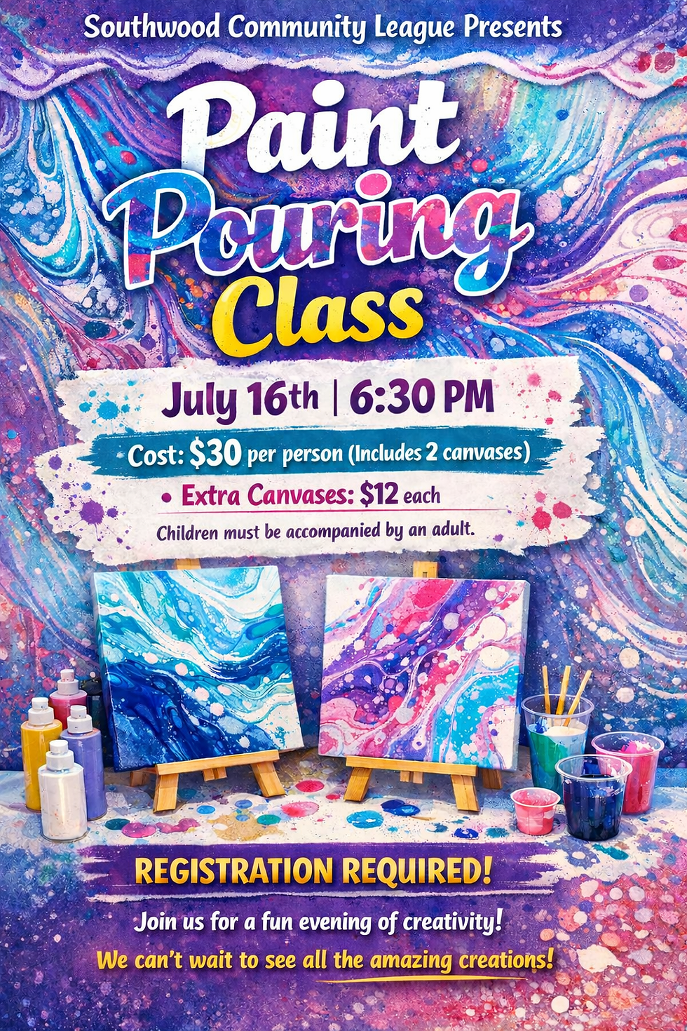 Paint Pouring Class!
