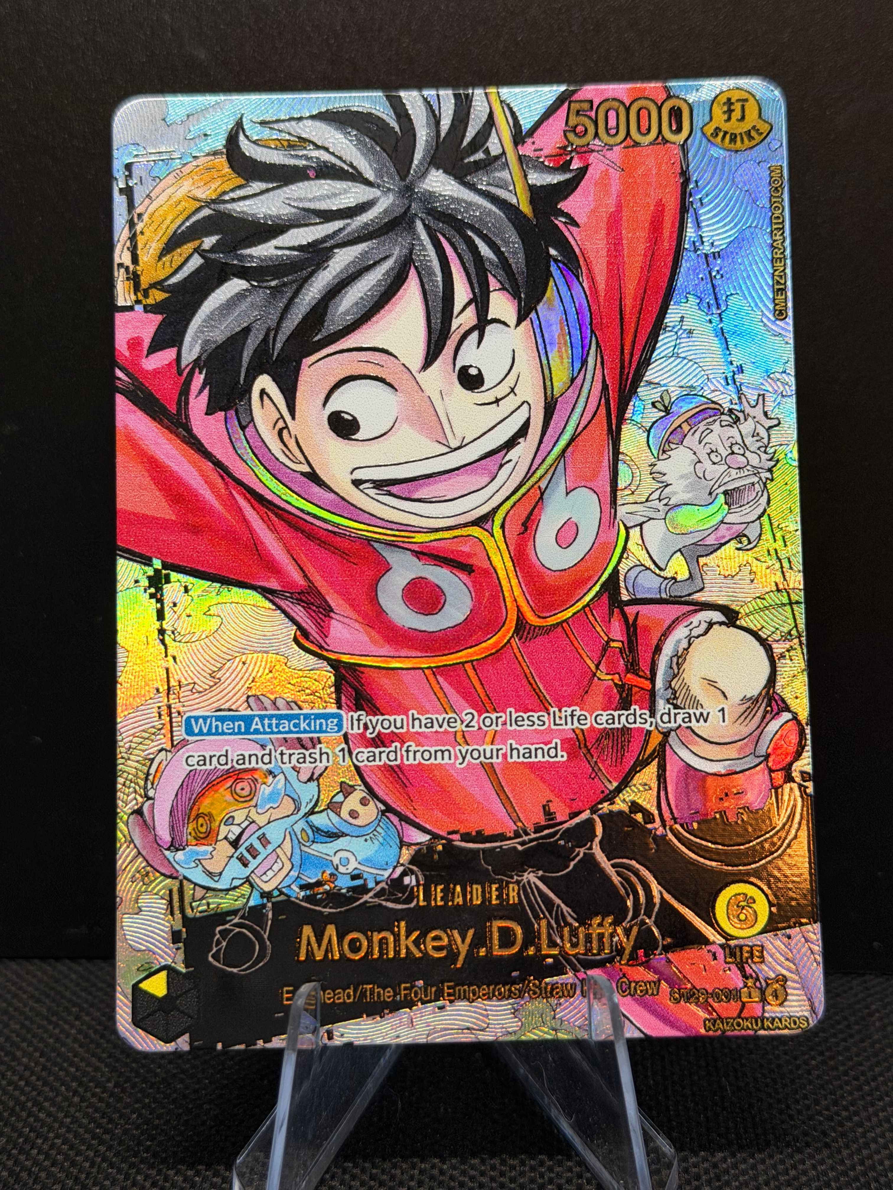 “ST29 Monkey D. Luffy SP” Art Card *LIMITED SIGNED DROP*