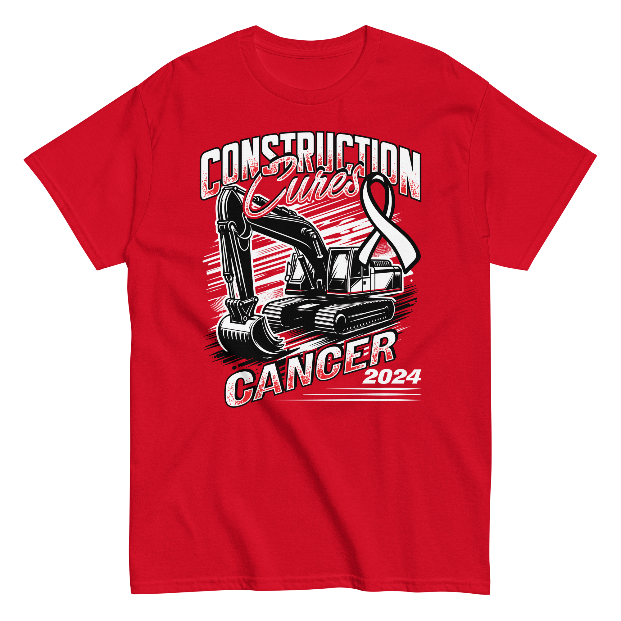 Construction Cures Cancer T-Shirt