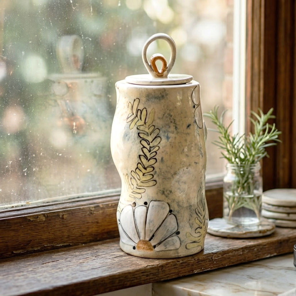 Hopes and Dreams Lidded jar