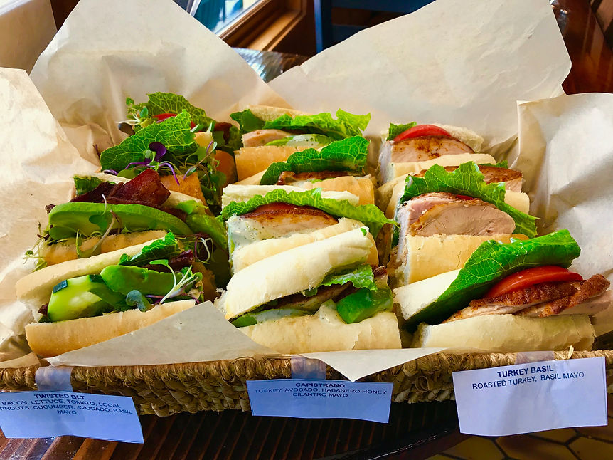 Spuds catering spread for large events